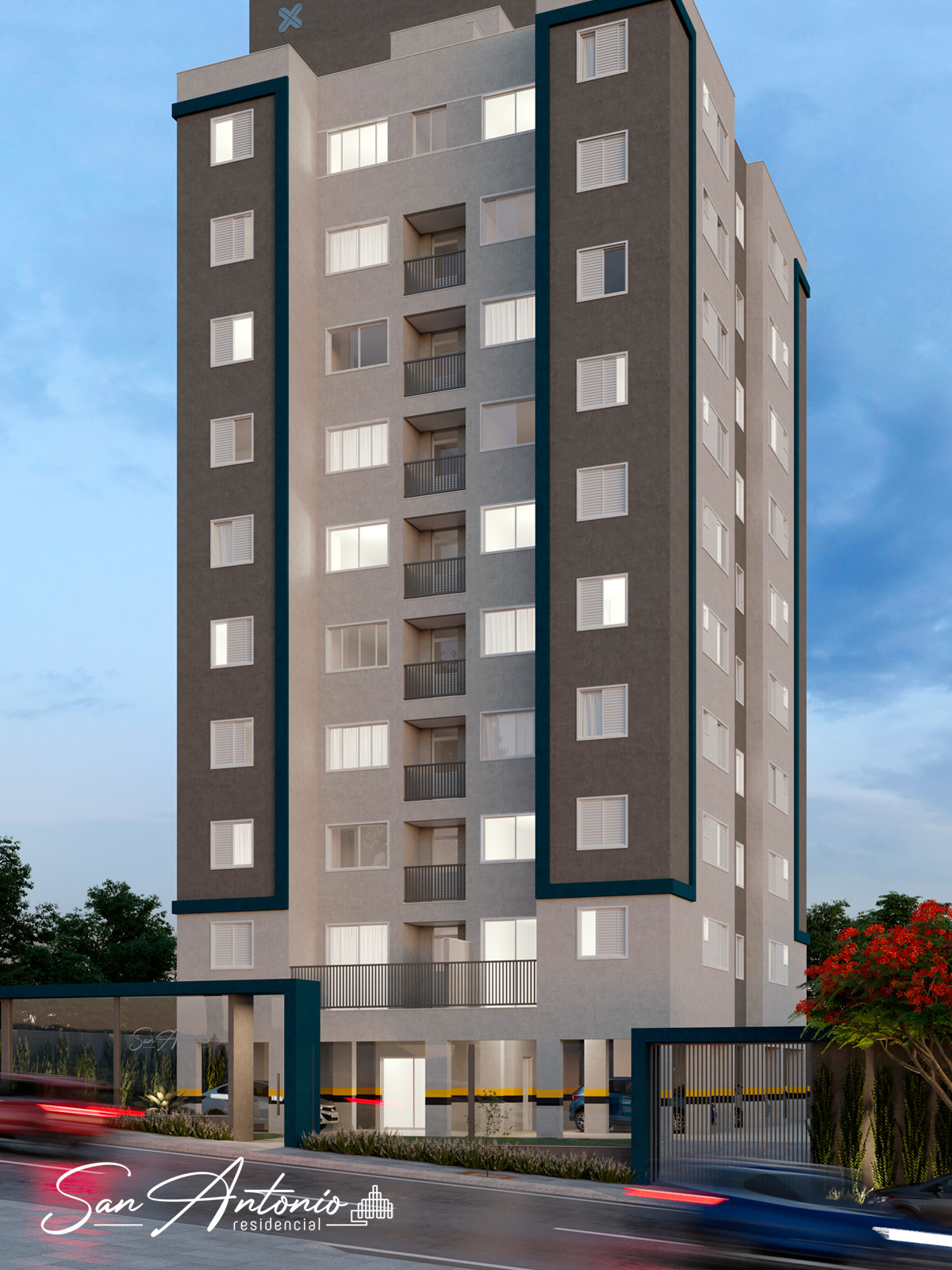 Projecao_Noturna-LEXA_Engenharia-Residencial_San_Antonio